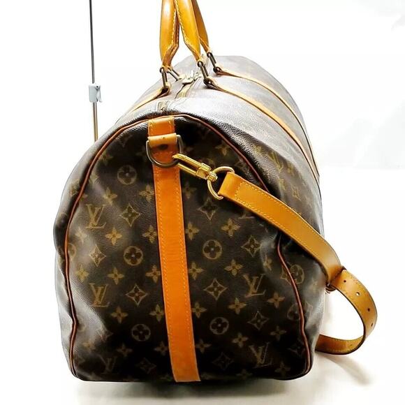 Louis Vuitton Keepall 55 Bandouliere Duffell Travel Bag FC891 - Picture 4 of 8